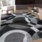 World Rug Gallery Contemporary Abstract Circles Soft Area Rug 3'3'' x 5' Gray 105GRAY3X5 - alternate 6